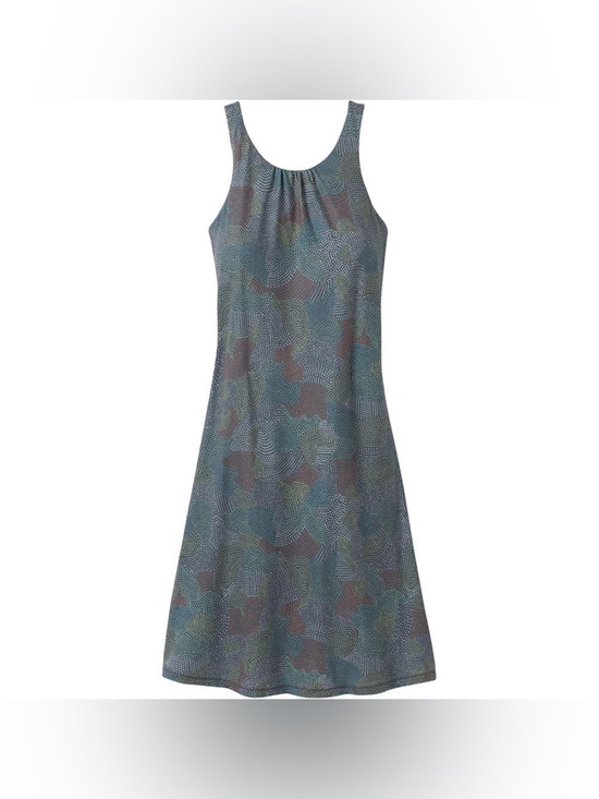 Prana Dresses & Skirts - Prana Women’s Chalkboard Dotty Skypath Knee Length Dress size XL EUC
